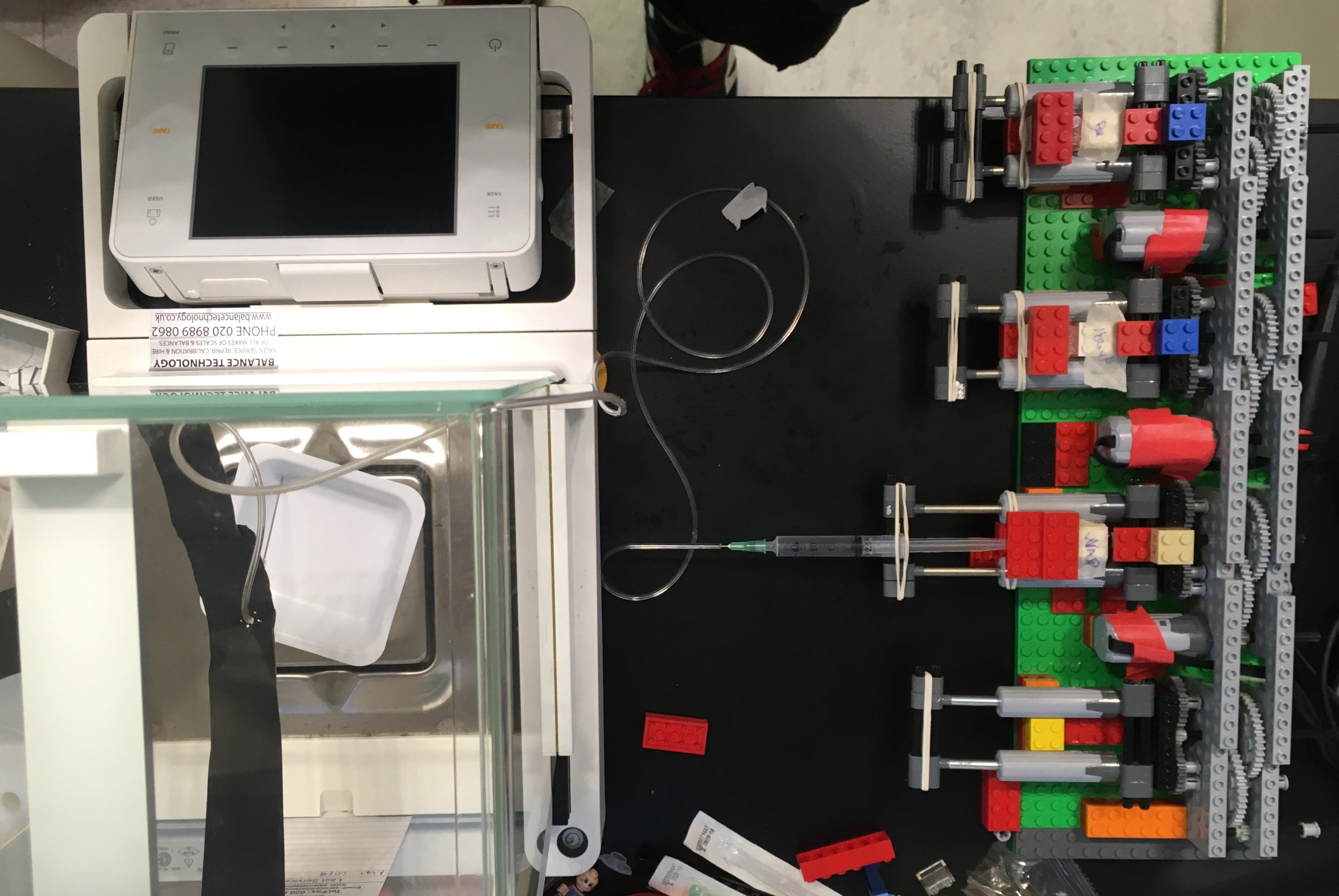 Calibration set up from above