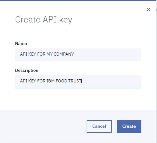 Create API Key