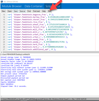 Run LK script in SDKtool