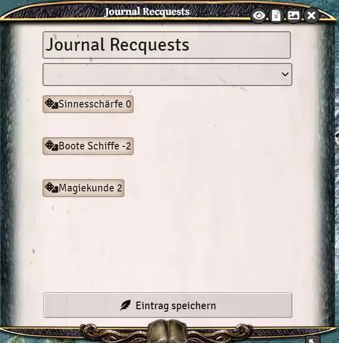 Journal Request