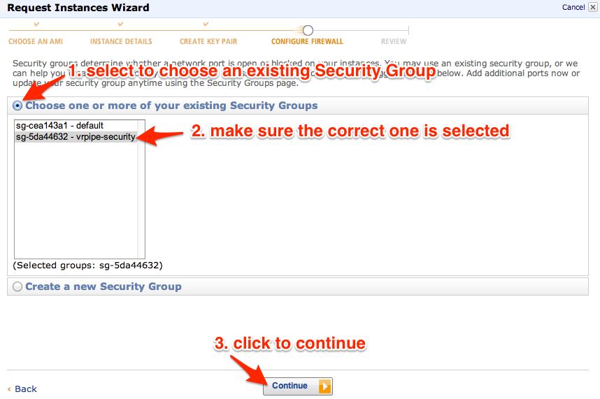 create a new group with an all TCP rule