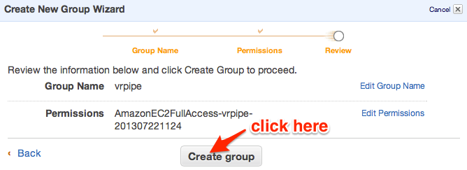 create group