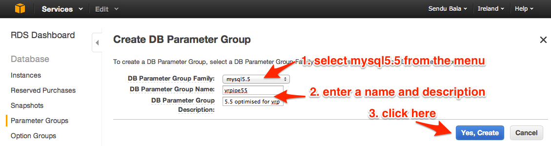 complete the form for mysql5.5