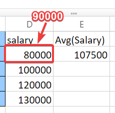 Tutorial ChangeSalary