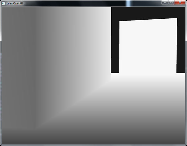 Depth buffer visualized in OpenGL and GLSL