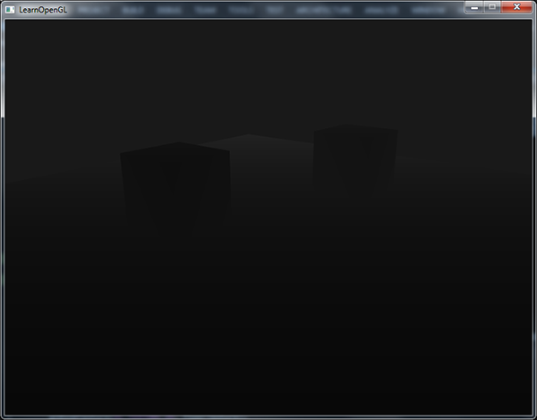 Depth buffer visualized in OpenGL and GLSL as linear values