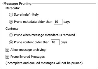 Error Message Pruning