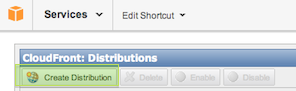 Cloudfront Create Cistribution 