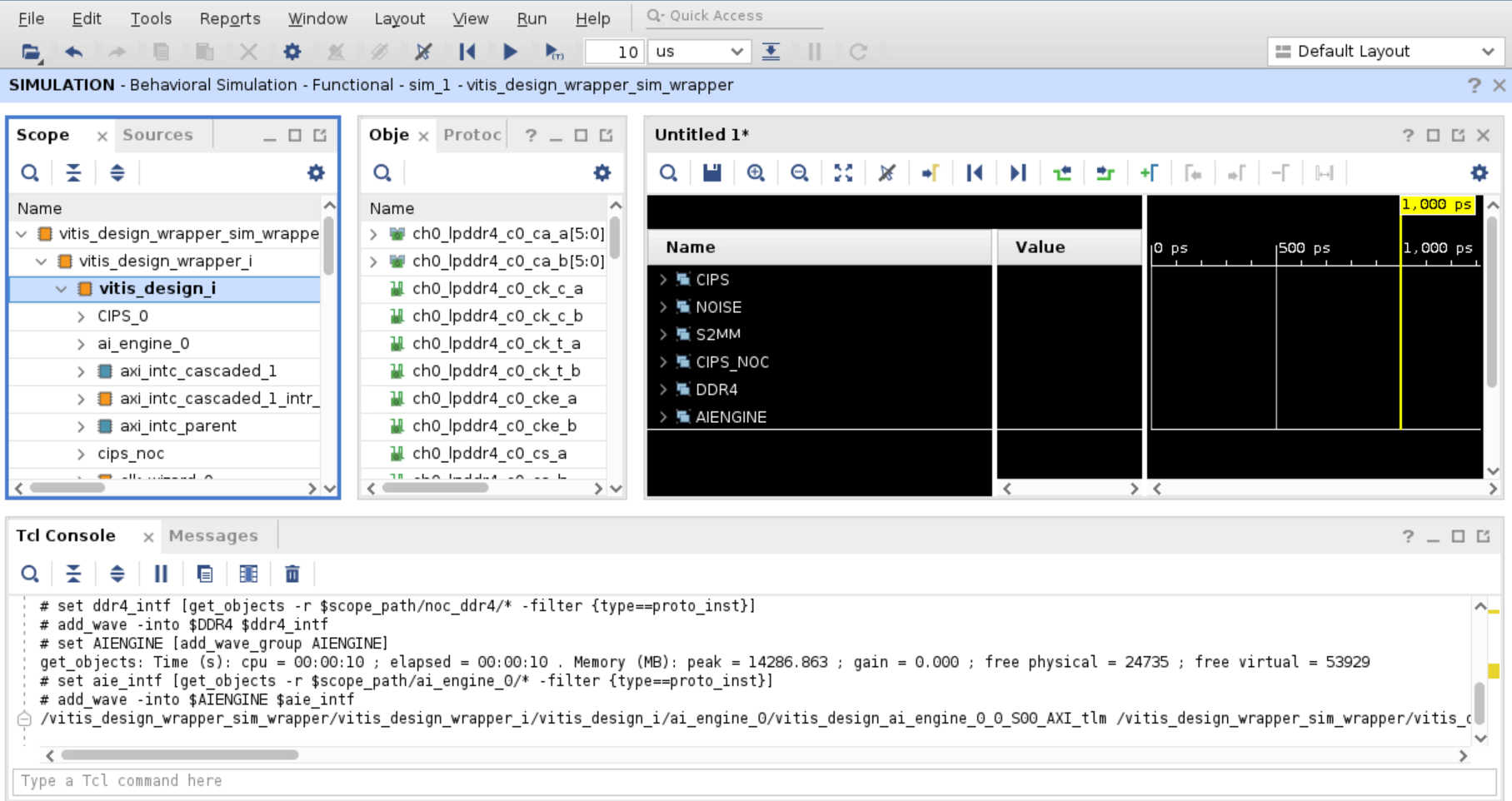 XSIM with new signals